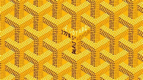 yellow goyard wallpaper|goyard wallpaper for wall.